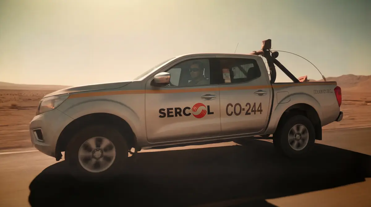 Camioneta en el Desierto